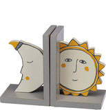 Sun and Moon Bookends