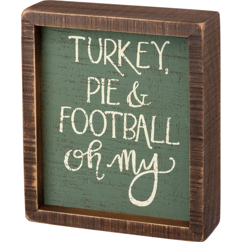 HOLIDAY-"Oh My" Inset Box Sign