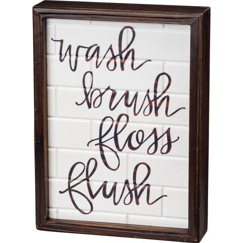 Box Sign, "Wash Brush"