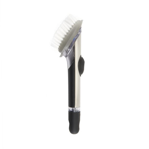 Steel-Dispensing Dish Brush