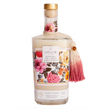 The 'Always in Rose" Bubble Bath bottle features the mixture of roses and hibiscus on a white background.
