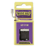 The Music Box package in yellow and purple with the title of the song, "Let It Be".