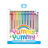 Yummy Yummy Scented Colored Glitter Gel Pens 2.0, set of 12