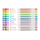 Yummy Yummy Scented Colored Glitter Gel Pens 2.0, set of 12