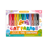 Cat Parade Gel Crayons (Set of 12)