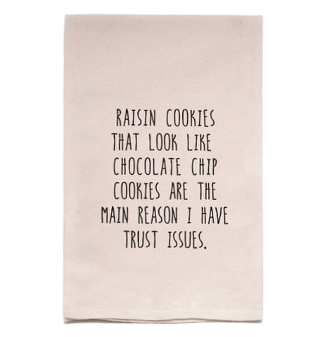 "Raisin Cookies" Tea Towel
