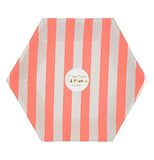 12 of the "Coral Stripe" small plates are in the package. 