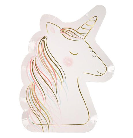 The same Large "Unicorn" Plate is unpackaged. 