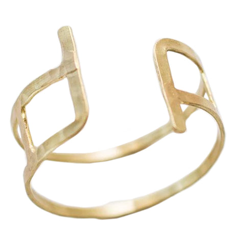Hammered Couplet Bracelet