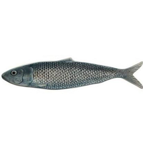 Painted Ceramic Sardine Plate