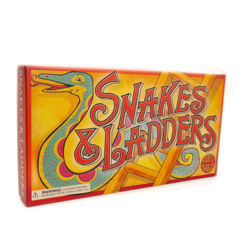 Vintage Snakes & Ladders Board Game