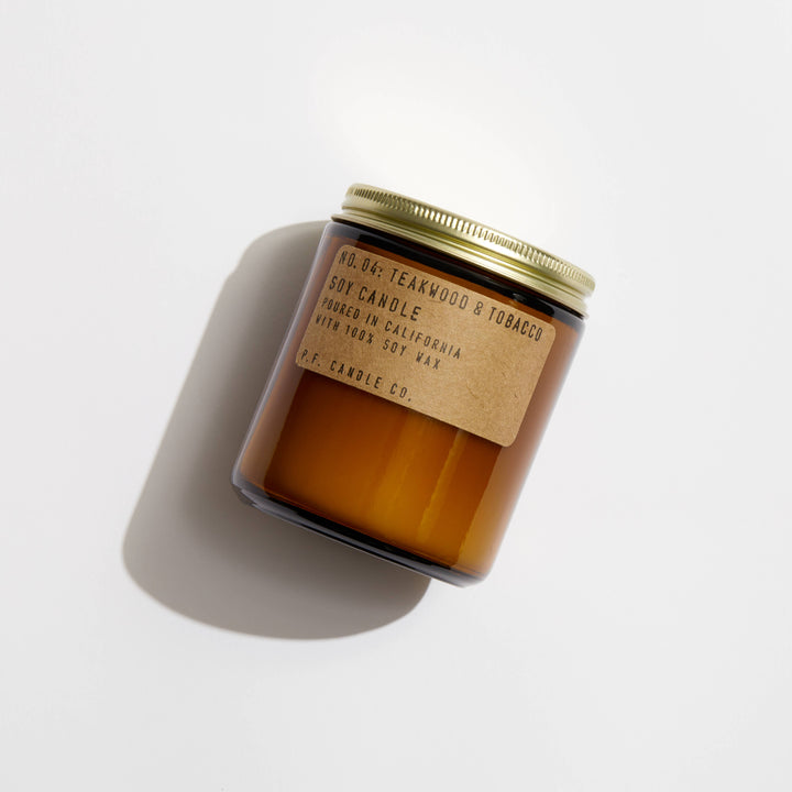 Teakwood &amp; Tobacco - 7.2 oz Standard Soy Candle: 7.2 oz