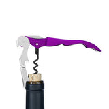 Truetap Double Hinged Corkscrew, Metallic Purple
