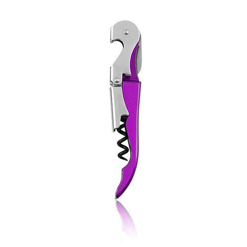 Truetap Double Hinged Corkscrew, Metallic Purple