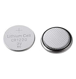 This image shows the top and bottom of one of the disc-shaped batteries.