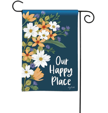Garden Flag "Our Happy Place"