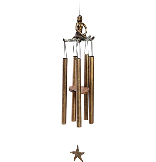 "Mermaid &amp; Starfish" Wind Chime
