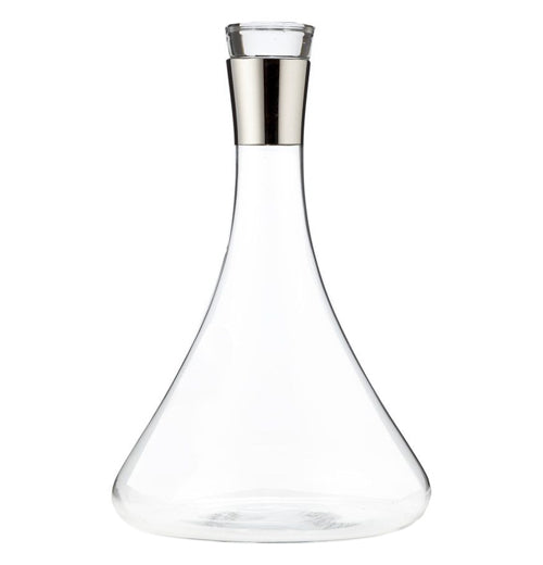 Irving Chrome-Rim Wine Decanter