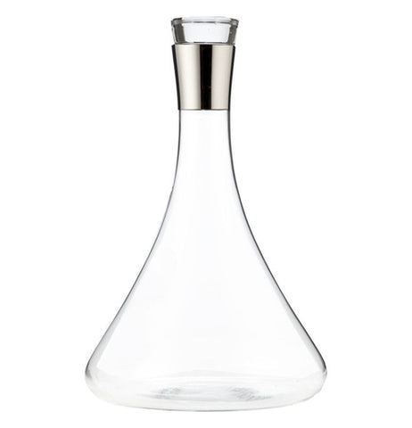Irving Chrome-Rim Wine Decanter