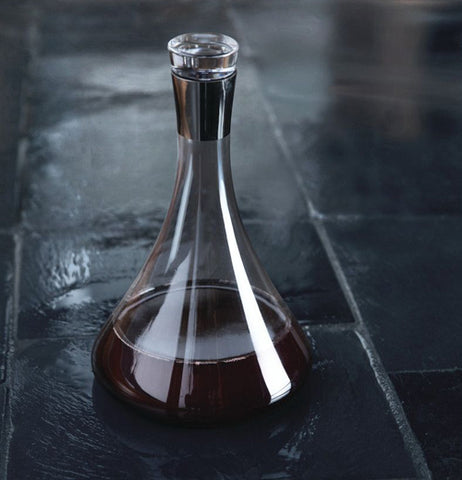Irving Chrome-Rim Wine Decanter