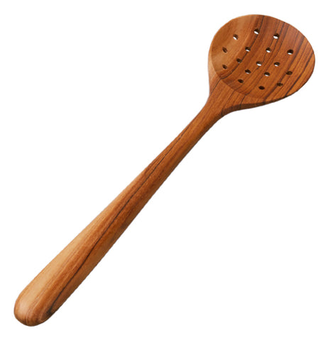 Teak Strainer Spoon