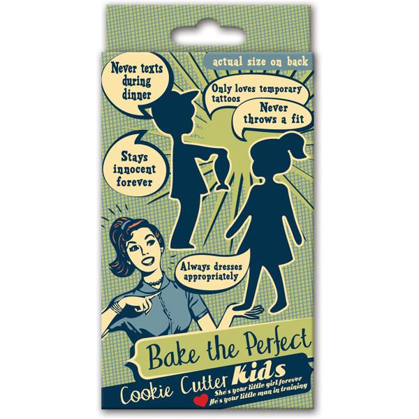 "Perfect Kids" Cookie Cutters (Set of 2)