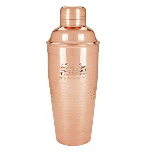 This cocktail shaker is made from both copper and stainless steel.