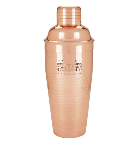 This cocktail shaker is made from both copper and stainless steel.