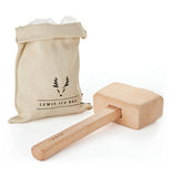 Lewis ice bag & mallet.