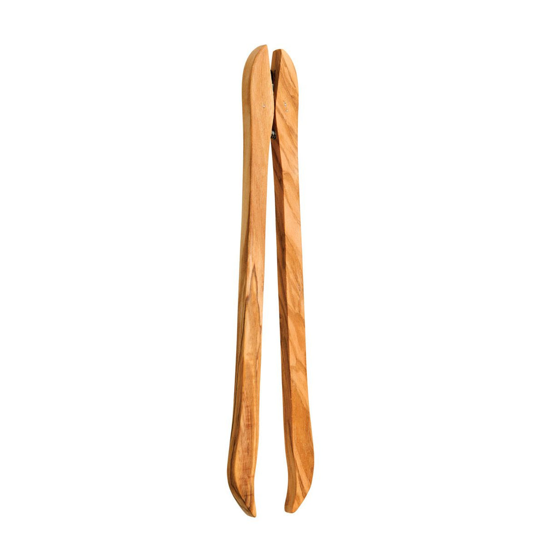 Olivewood Hinged Tongs