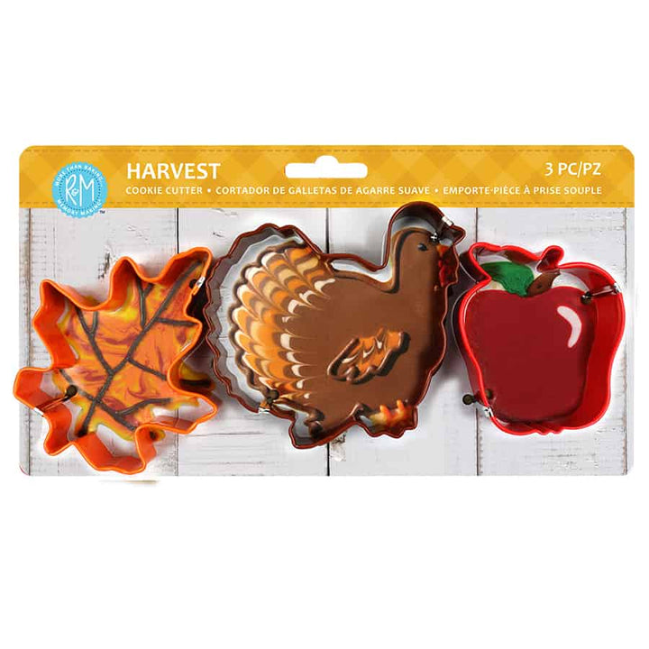 THANKSGIVING Harvest Cookie Cutters (Set of 3)