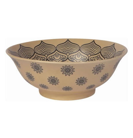 Bowl, Stamped Bowl, Large "Mandala"