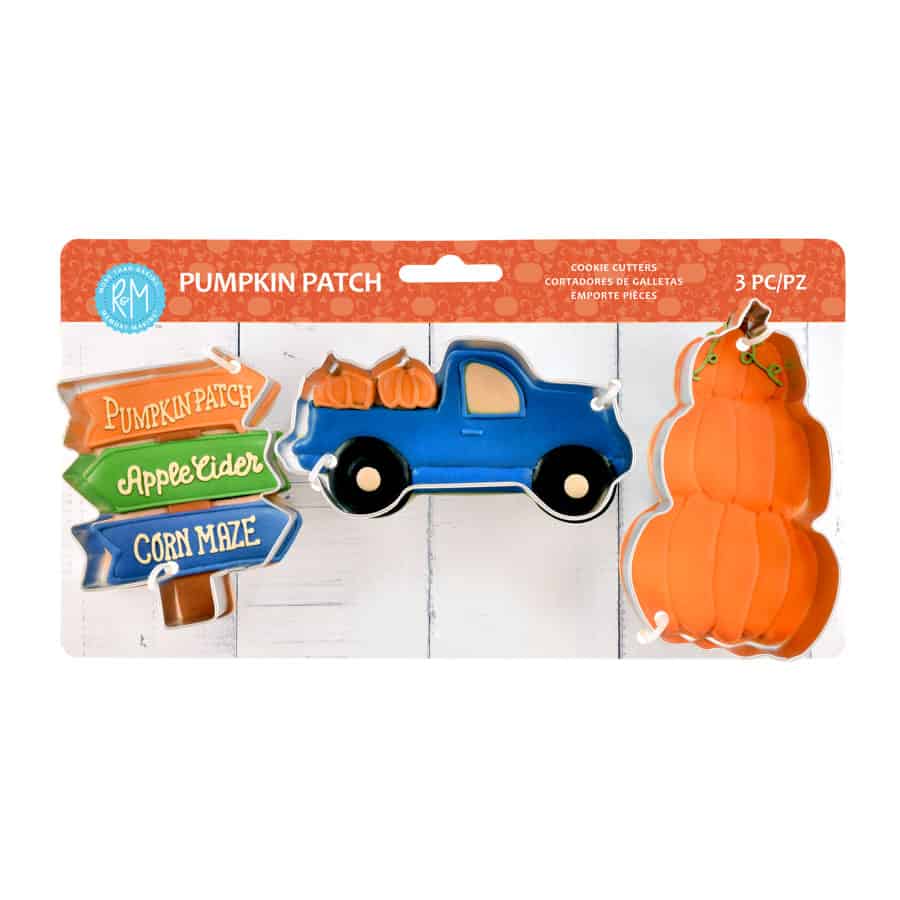 HALLOWEEN Cookie Cutters, set of 3 Pumpkin Patch