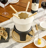 Cast Iron Fondue Set