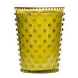 Hobnail Glass Candle