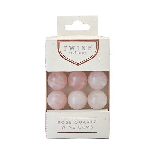 Wine Gems, Rose Quartz Set of 6