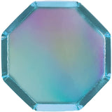 Side Plates "Blue Holographic"