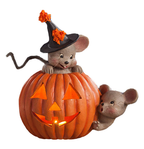 HALLOWEEN - "Mouse House" Figurine