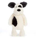 Small Bashful Black & Cream Puppy