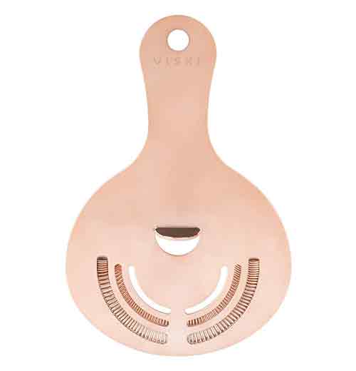 "Copper" Hawthorne and Bartending Strainer