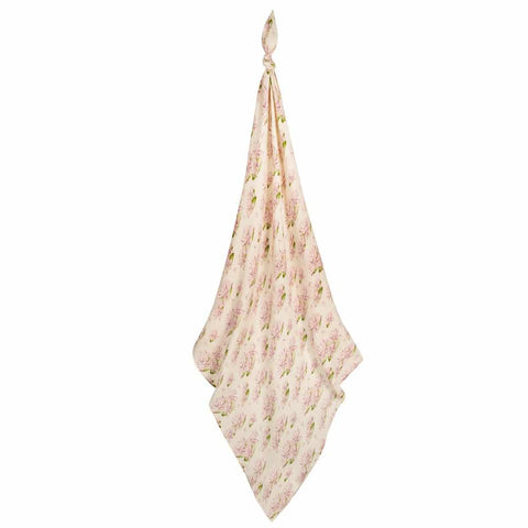 "Water Lily" Bamboo Swaddle