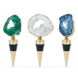 "Geode" Gilded Bottle Stopper