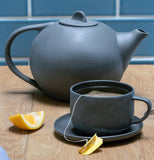 Slate Stoneware Teapot