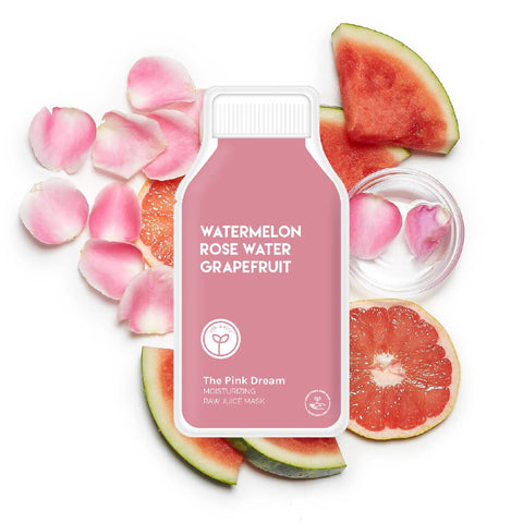 The Pink Dream Moisturizing Raw Juice Sheet Mask: Regular