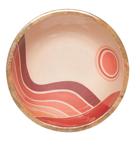 Serving Bowl, Mango Wood "Solstice"