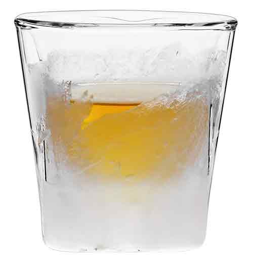 "Glacier" Double-Walled Chilling Whiskey Glass