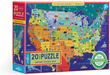 "United States Map" Puzzle (20 Piece)