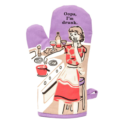 "Oops, I'm Drunk" Oven Mitt