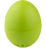 A green egg shaped egg-timer.