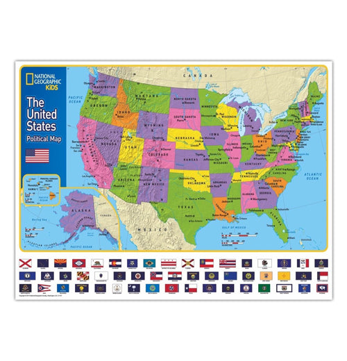 Puzzle (300 Piece) "USA Kids Map"